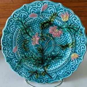 Vintage Majolica Plate